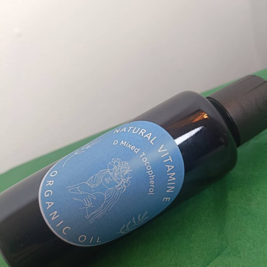 Natural Vitamin E Oil Wheat Free Gluten Free | Made from Sunflower Oil GMO free in Miron Glass with Dropper Bottled by Hand Tocopherol