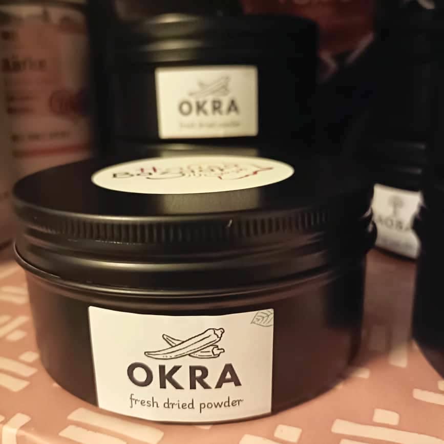 Fresh Dried Okra Powder New Crop From own farm bhindi okro ladyfinger West African Cooking Poudre De Djoumble Soup & Stew Dried Gumbo