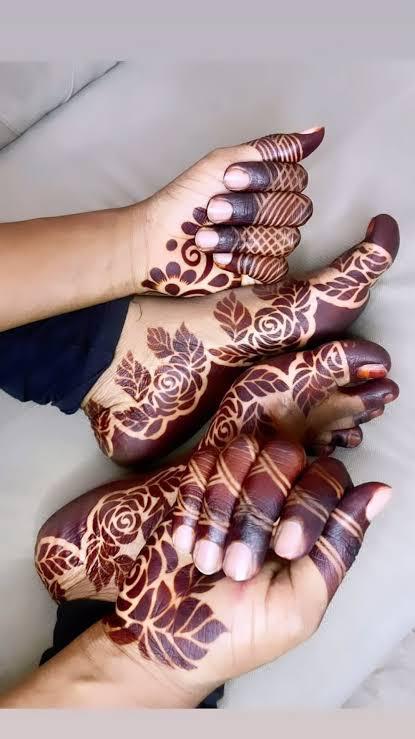 14-piece set Henna Stencils Template Hands and Feet Temporary Henna Tattoo Stencil Set Mehndi Body Art Bridal Henna Floral Designs