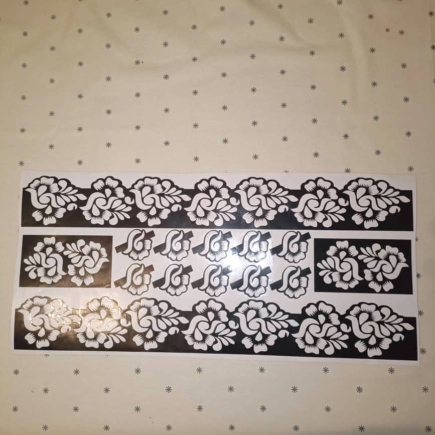 14-piece set Henna Stencils Template Hands and Feet Temporary Henna Tattoo Stencil Set Mehndi Body Art Bridal Henna Floral Designs