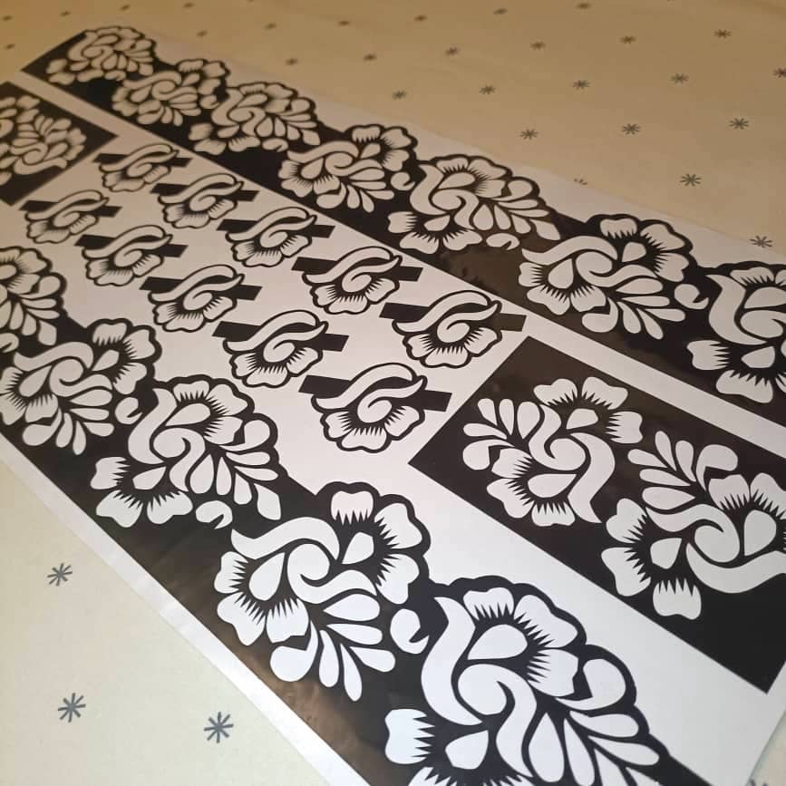 14-piece set Henna Stencils Template Hands and Feet Temporary Henna Tattoo Stencil Set Mehndi Body Art Bridal Henna Floral Designs