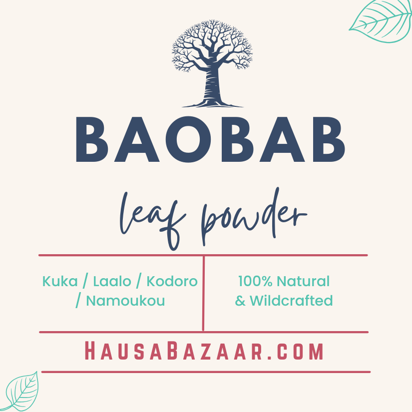 Baobab Leaf Powder Kuka /Kodoro/Namoukou Dried and Powdered Baobab Leaves 2024 season harvest West African Cuisine African Cooking eco pack