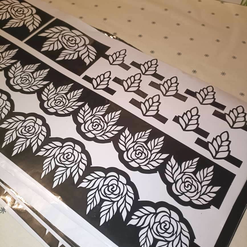 14-piece set Henna Stencils Template Hands and Feet Temporary Henna Tattoo Stencil Set Mehndi Body Art Bridal Henna Floral Designs