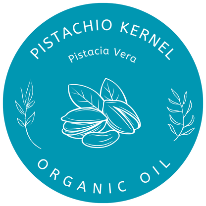 Organic Pistachio Kernel Oil Pistacia Vera in Miron Glass with Dropper Bottled by Hand Food Grade Cold Pressed Pistachio Nut Oil
