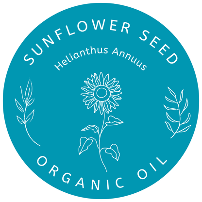 Organic Sunflower Seed Oil (Helianthus Annuus) in Miron Glass with Dropper Bottled by Hand Food Grade Cold Pressed Sunflower Oil