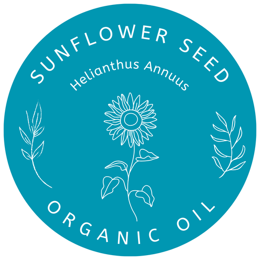 Organic Sunflower Seed Oil (Helianthus Annuus) in Miron Glass with Dropper Bottled by Hand Food Grade Cold Pressed Sunflower Oil