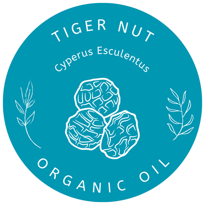 Organic Tiger Nut Oil (Cyperus Esculentus) in Miron Glass with Dropper Bottled by Hand Food Grade Cold Pressed Tigernut Oil