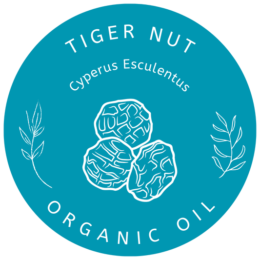 Organic Tiger Nut Oil (Cyperus Esculentus) in Miron Glass with Dropper Bottled by Hand Food Grade Cold Pressed Tigernut Oil