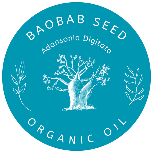 Organic Baobab Seed Oil (Adansonia Digitata) in Miron Violet Glass with Dropper Bottled by Hand Food Grade Cold Pressed Baobab Seed Oil