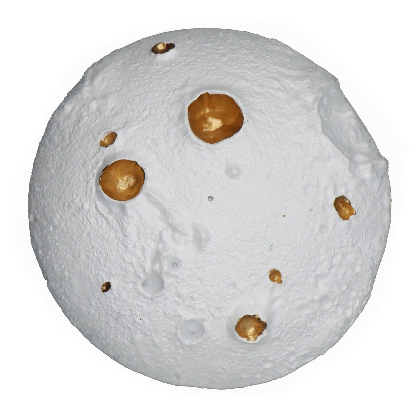 14cm White Moon Wall Hanging Space Decor Hanging Moon with Craters Moon Figure