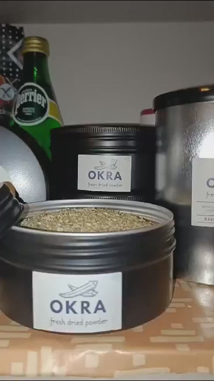 Fresh Dried Okra Powder New Crop From own farm bhindi okro ladyfinger West African Cooking Poudre De Djoumble Soup & Stew Dried Gumbo